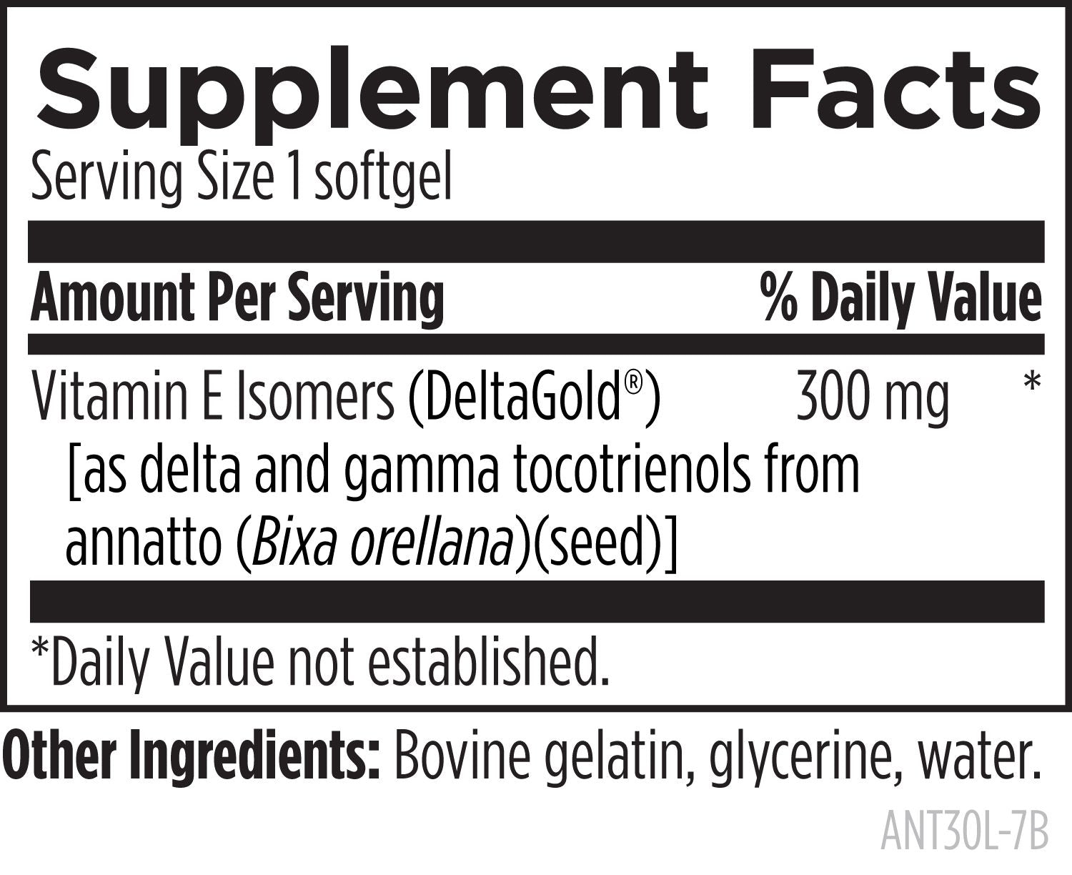 Annatto-E 300 Dietary Supplement 60 ct