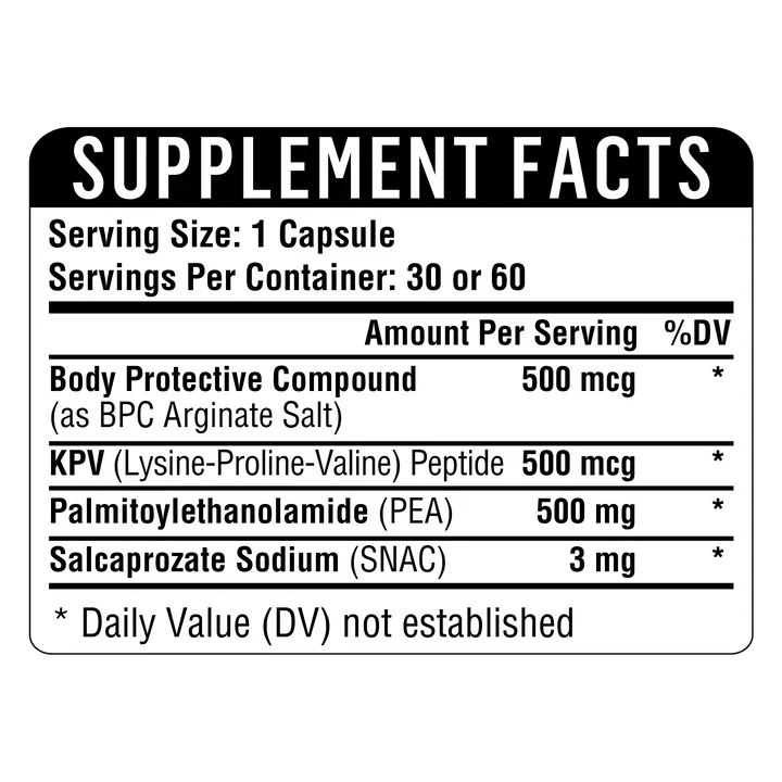 BPC + KPV + PEA 500 60-ct
