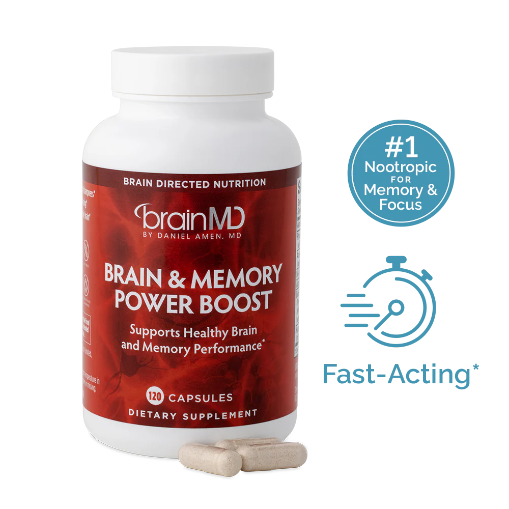 Brain & Memory Power Boost Dietary Supplement 120 ct