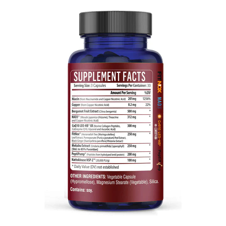 Cardio NAD+ Advanced Cardiovascular Peptide Complex 90 ct