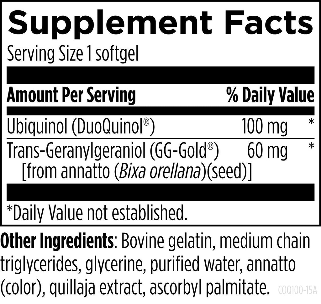 CoQnol 100 Dietary Supplement 60 ct