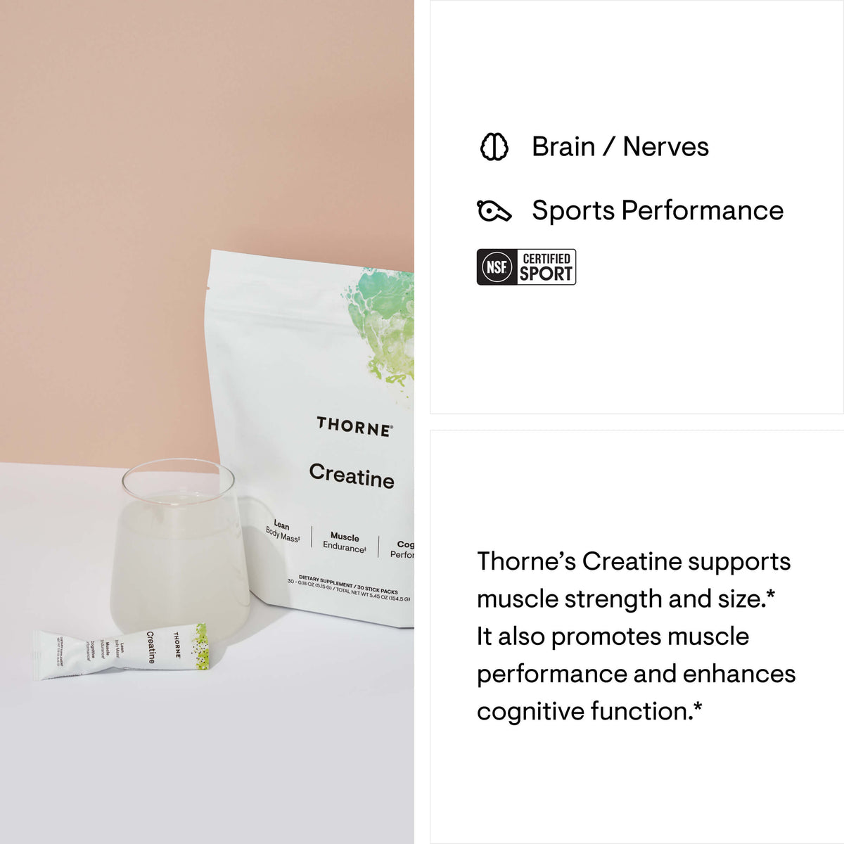 Creatine Travel Packs Dietary Supplement 30 ct
