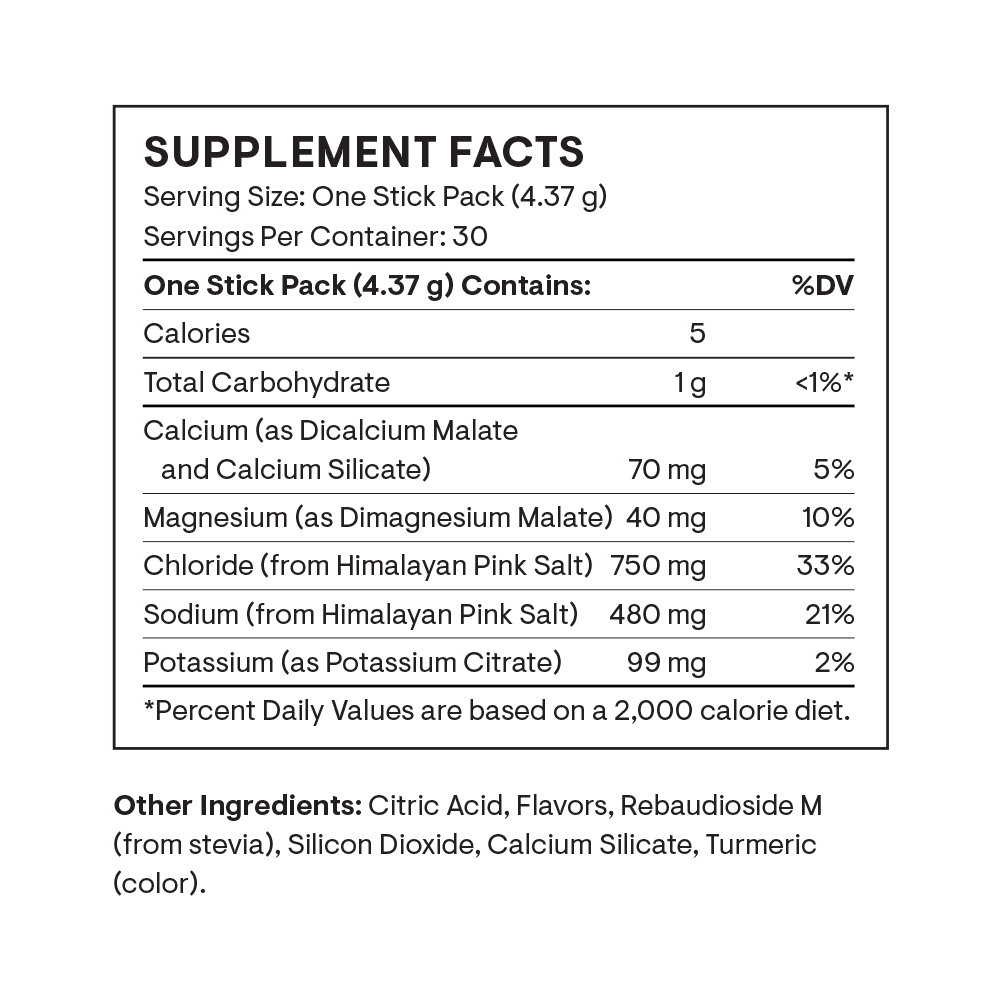 Daily Electrolyte Stick Packs Dietary Supplement 30 ct MANGO LIMEADE