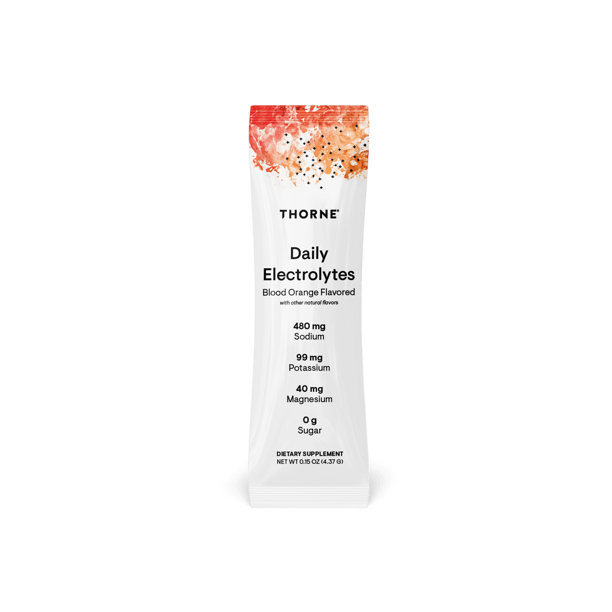 Daily Electrolyte Stick Packs Dietary Supplement 30 ct BLOOD ORANGE