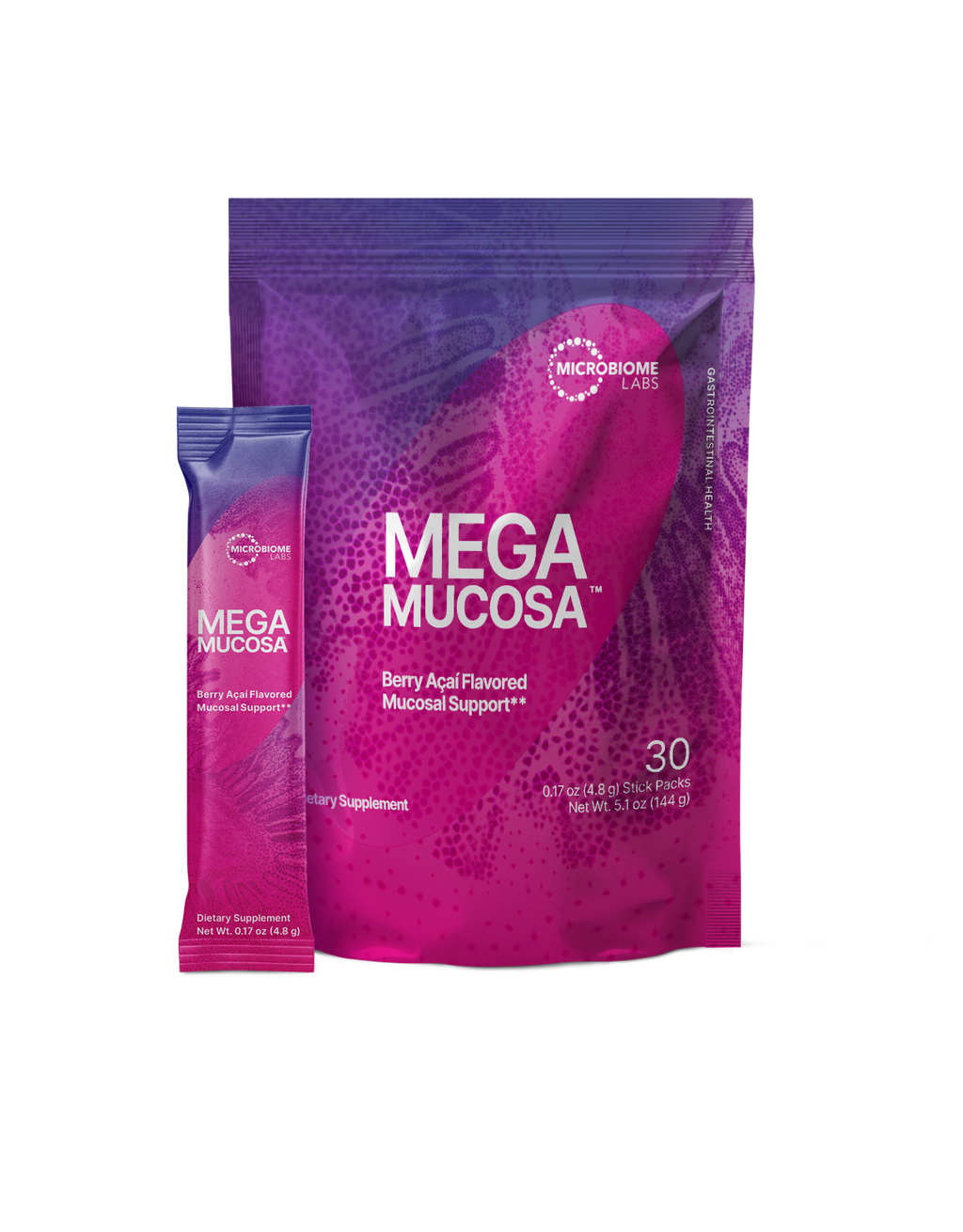 Mega Mucosa Stick Packs 30 ct