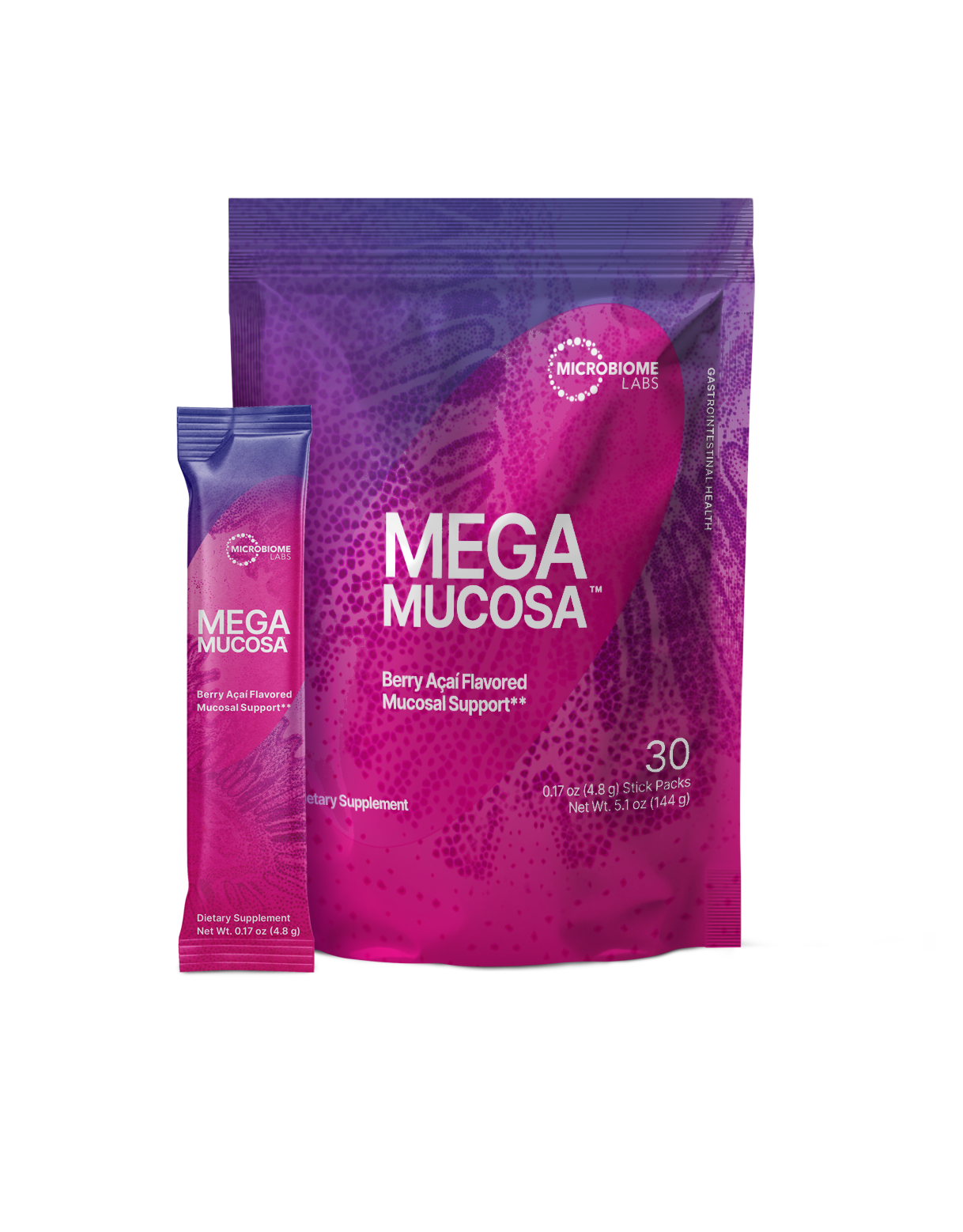 Mega Mucosa Stick Packs 30 ct