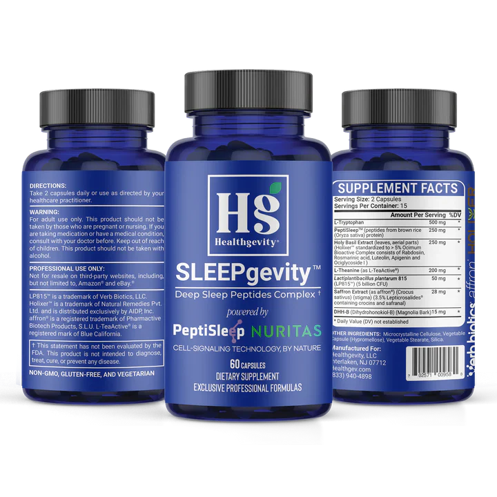 SLEEPgevity Deep Sleep Peptides Complex 30 ct