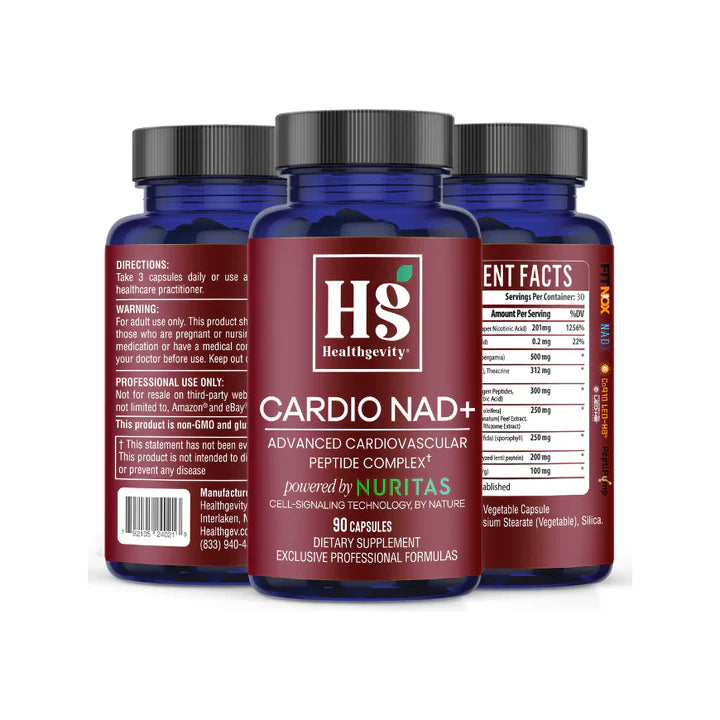 Cardio NAD+ Advanced Cardiovascular Peptide Complex 90 ct